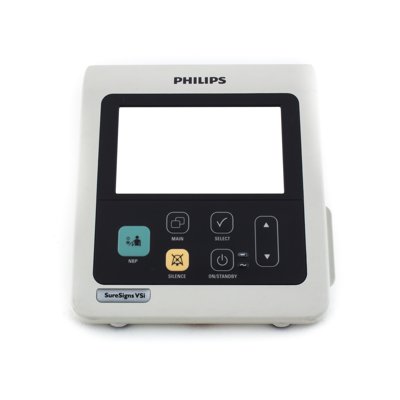 Philips SureSigns VSi Patient Monitor Front Panel Screen Bezel Buttons & Overlay