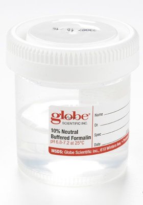 Globe Scientific Pre-Filled Click Close Containers with Hazard Labels
