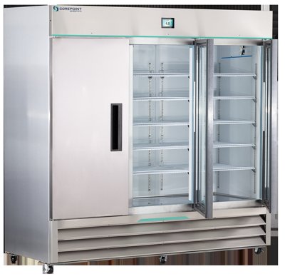 Corepoint Scientific Corepoint Scientific White Diamond Series Laboratory and Medical Stainless Steel Refrigerators
