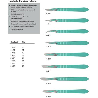 VWR International Integra™ Miltex® Sterile Disposable Scalpels