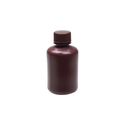 United Scientific Narrow Mouth Amber HDPE Reagent Bottles