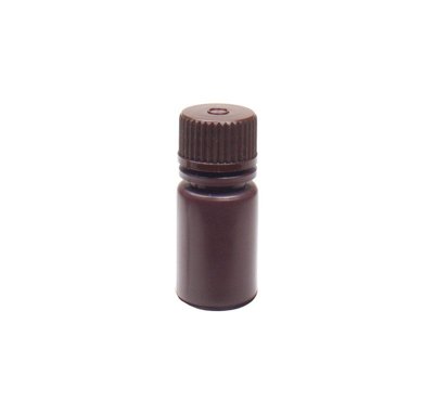 United Scientific Narrow Mouth Amber HDPE Reagent Bottles