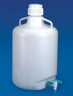 Polypropylene Carboy with Stopcock, 10-20L