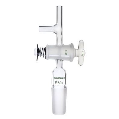 Chemglass Life Sciences Flushing Adapters through Cannula, Airfree, Schlenk