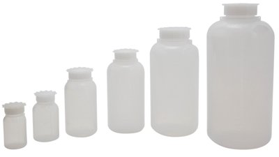 Graduated Wide Neck Bottles, HDPE