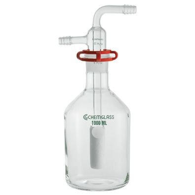 Large-Capacity, Gas-Washing Fritted Bottles