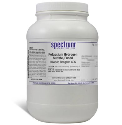 Spectrum Chemical Potassium Hydrogen Sulfate, Fused, Powder, Reagent, ACS