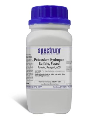 Spectrum Chemical Potassium Hydrogen Sulfate, Fused, Powder, Reagent, ACS