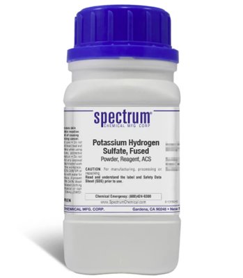 Spectrum Chemical Potassium Hydrogen Sulfate, Fused, Powder, Reagent, ACS
