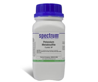 Spectrum Chemical Potassium Metabisulfite, Crystal, NF