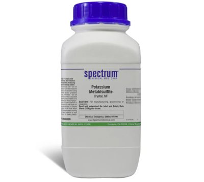 Potassium Metabisulfite, Crystal, NF