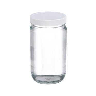 DWK Life Sciences WHEATON® Straight Sided Jars, Clear, Glass