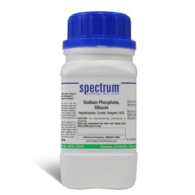 Sodium Phosphate, Dibasic, Heptahydrate, Crystal, Reagent, ACS