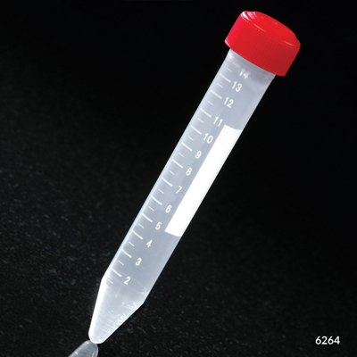 Globe Scientific Centrifuge Tubes with Red Caps