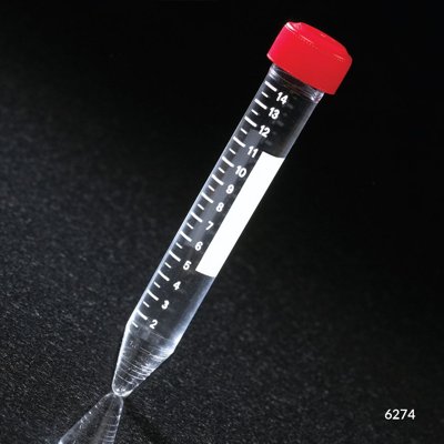 Globe Scientific Centrifuge Tubes with Red Caps