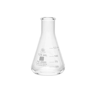 United Scientific Narrow Mouth Erlenmeyer Flasks, Borosilicate Glass, 10mL - 5000mL