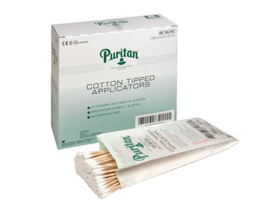 Puritan® Cotton-Tipped Wooden Applicators