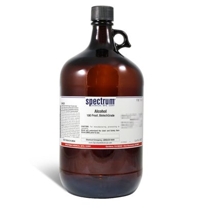 Dehydrated Alcohol, 190 Proof, BiotechGrade