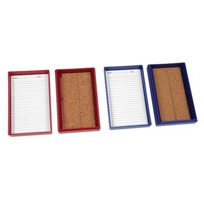 Heathrow Scientific Premium Microscope Slide Box, 25 Place