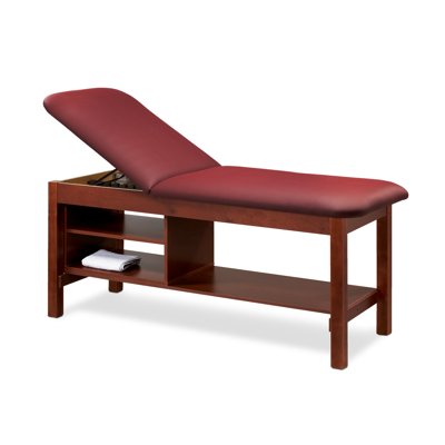 Clinton Eco-Friendly Wood Treatment Table with Shelving - 81030