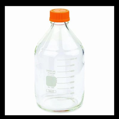 Corning Life Sciences PYREX® Round Media Storage Bottles, Screw Cap