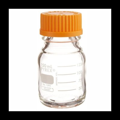 Corning Life Sciences PYREX® Round Media Storage Bottles, Screw Cap