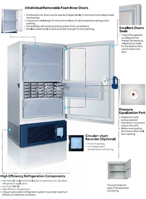 Across International RapidChill Ultra-Low Temperature Freezers