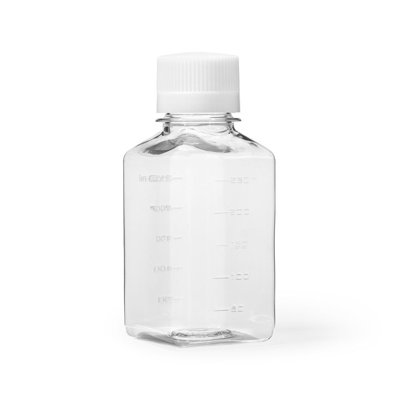 Square PET Media Storage Bottles