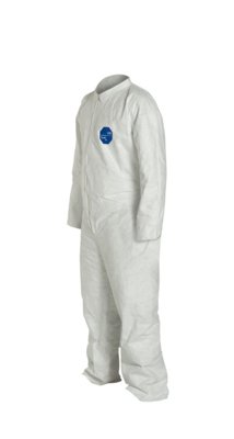 VWR International Tyvek® 400 Comfort Fit Design Coveralls, Open Wrists and Ankles, Zipper Front Closure