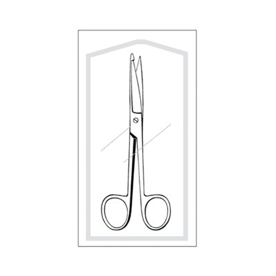 Sklar Econo Sterile Knowles Bandage Scissors