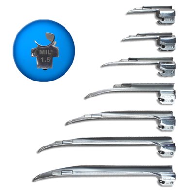 SunMed Sun-Med Conventional MacIntosh & Miller American Profile Laryngoscope Set