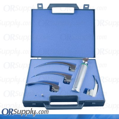 SunMed Sun-Med Fiber Optic MacIntosh "G" Profile Laryngoscope Set