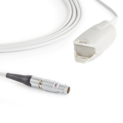 Criticare Adult Hard Shell Finger SpO2 Sensor Lemo 5 Pin Connector 10FT/3M Cable Criticare Compatible